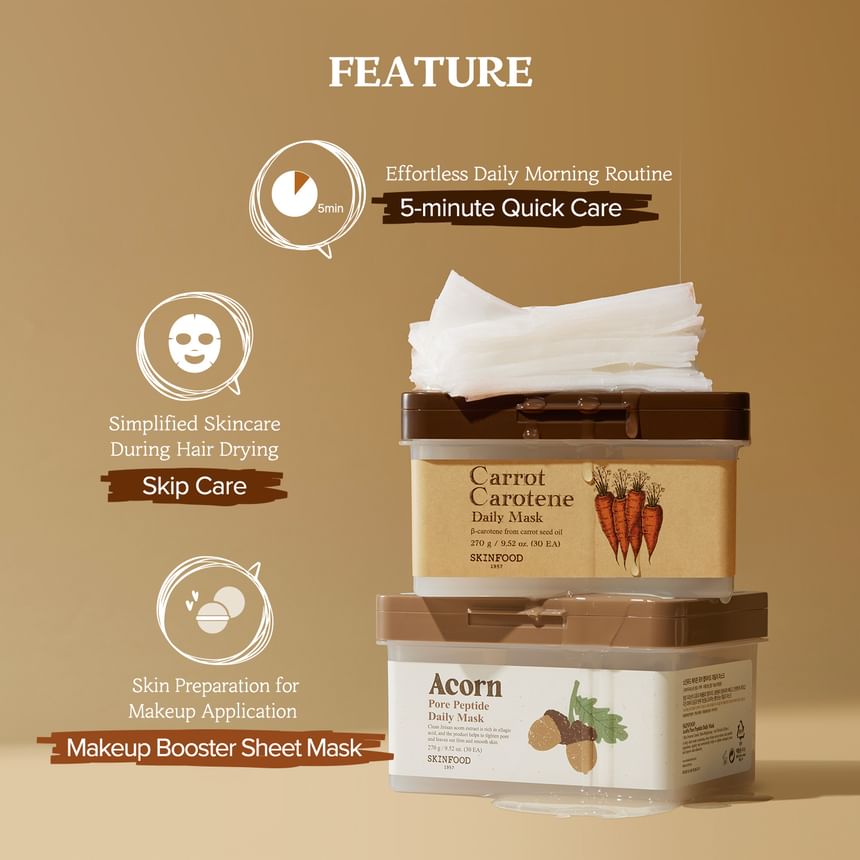 SKINFOOD - Wortelcaroteen dagelijks masker