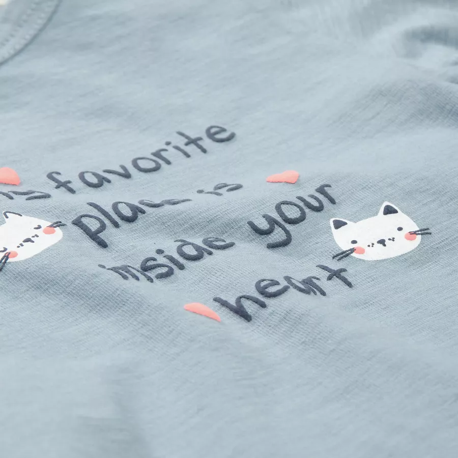 STACCATO Shirt soft mid blue