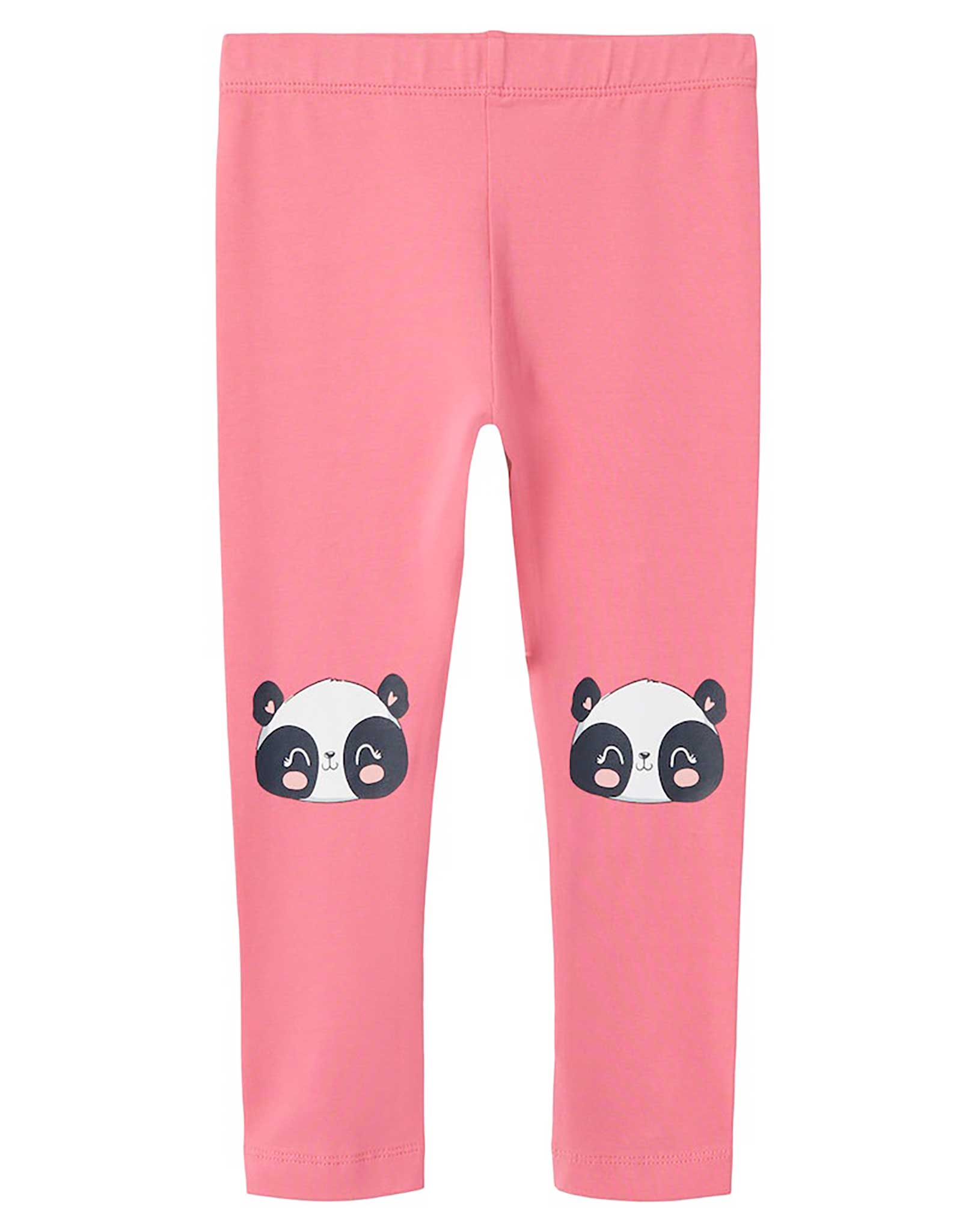 Leggings NMFVIVIAN PANDA in camellia rose