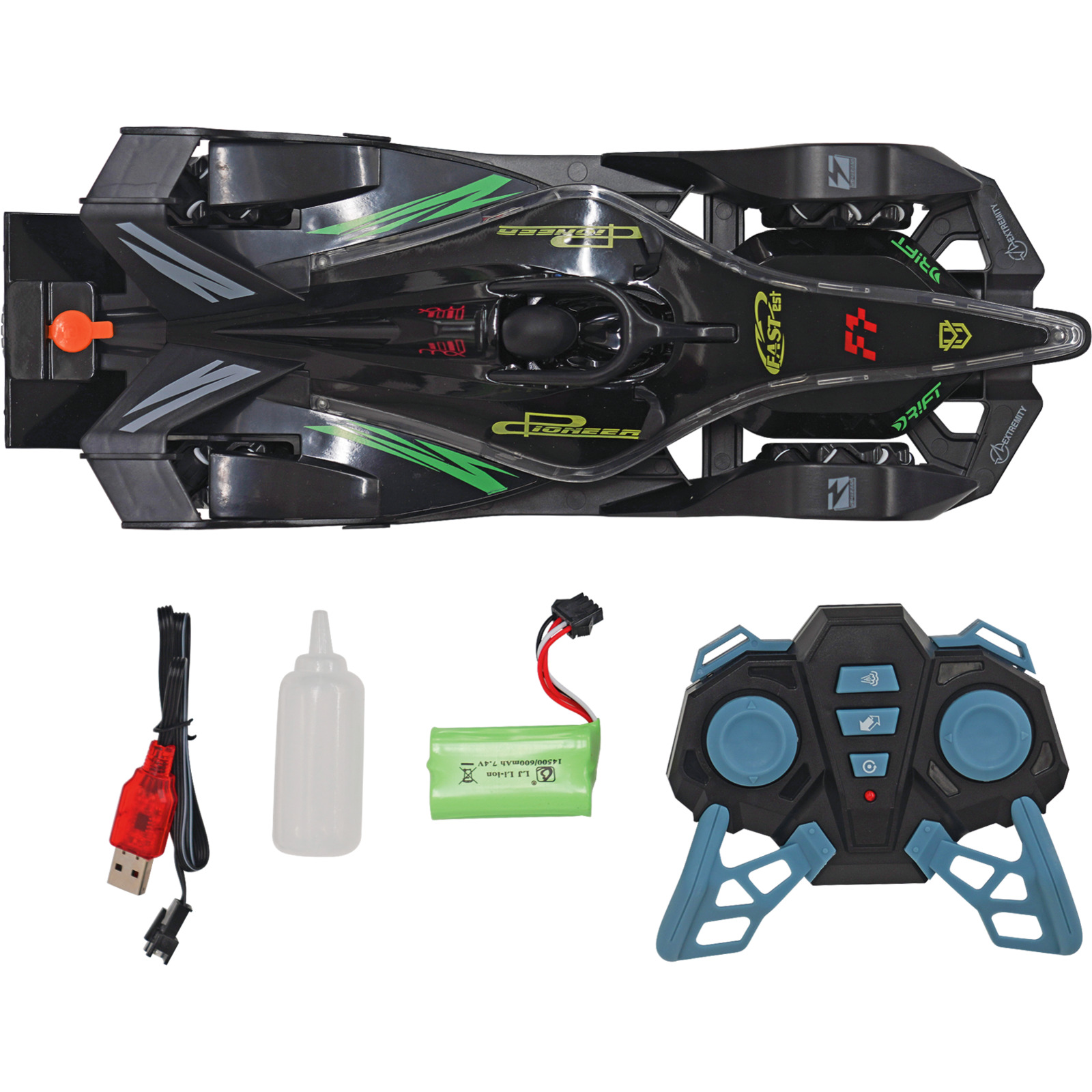 RC Stunt Car Formel 1 Rennwagen schwarz