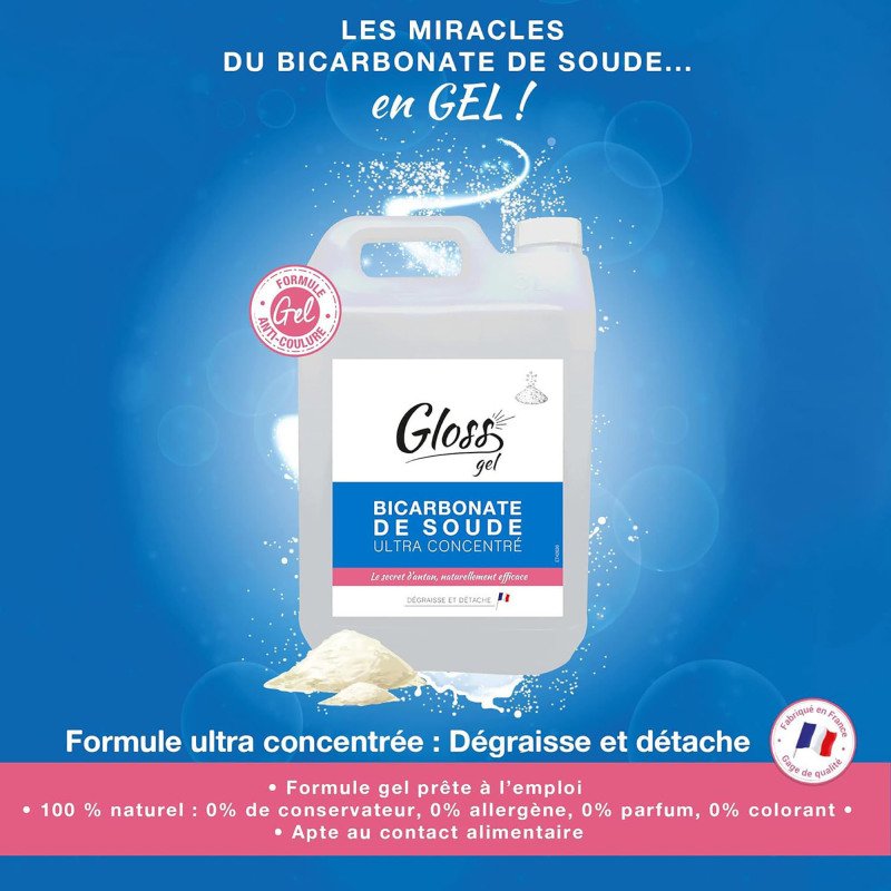 Bicarbonate de Soude Spado - Bidon de 5 L