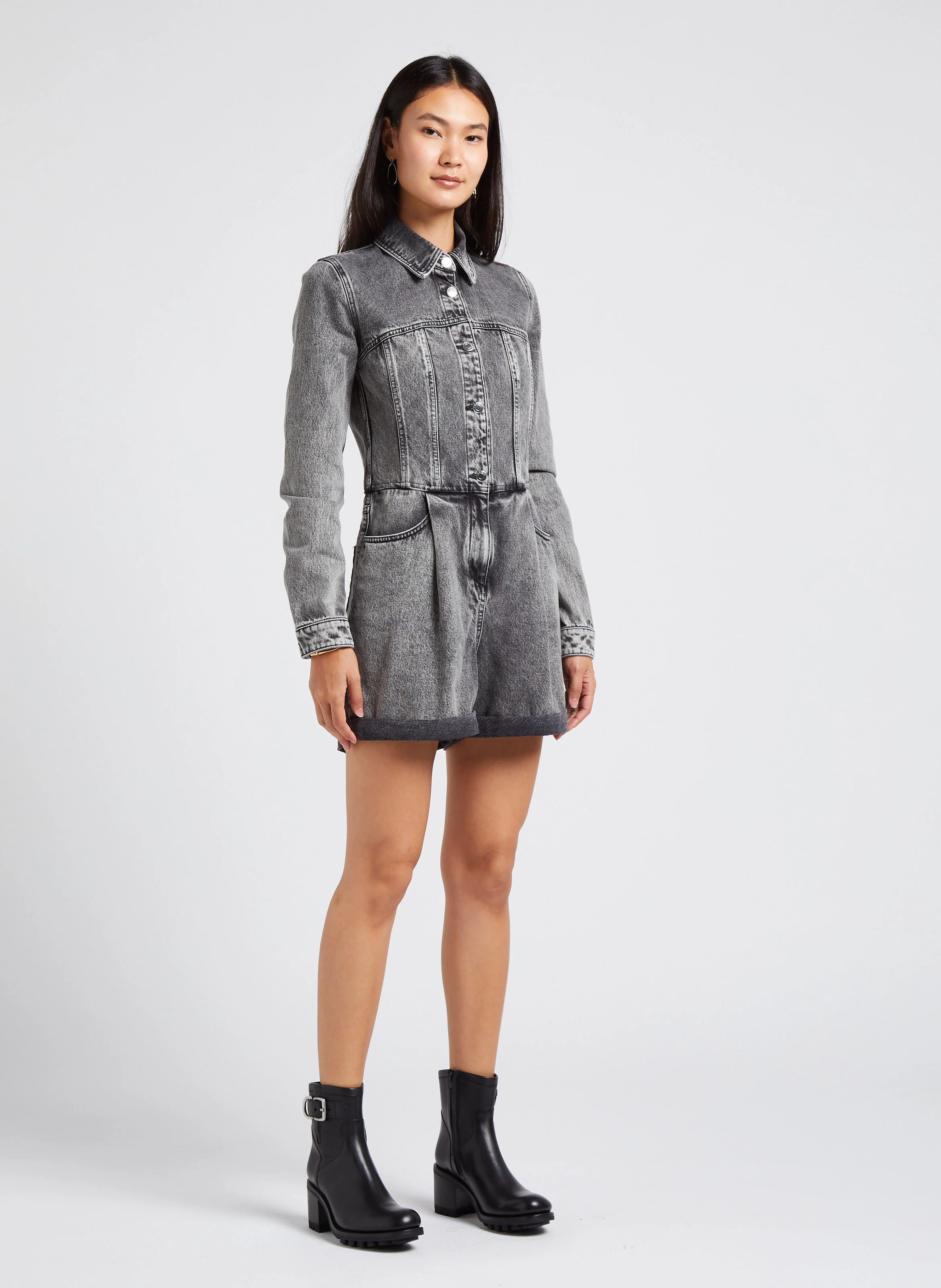 JUSTY 70 - Bottines en cuir | Noir