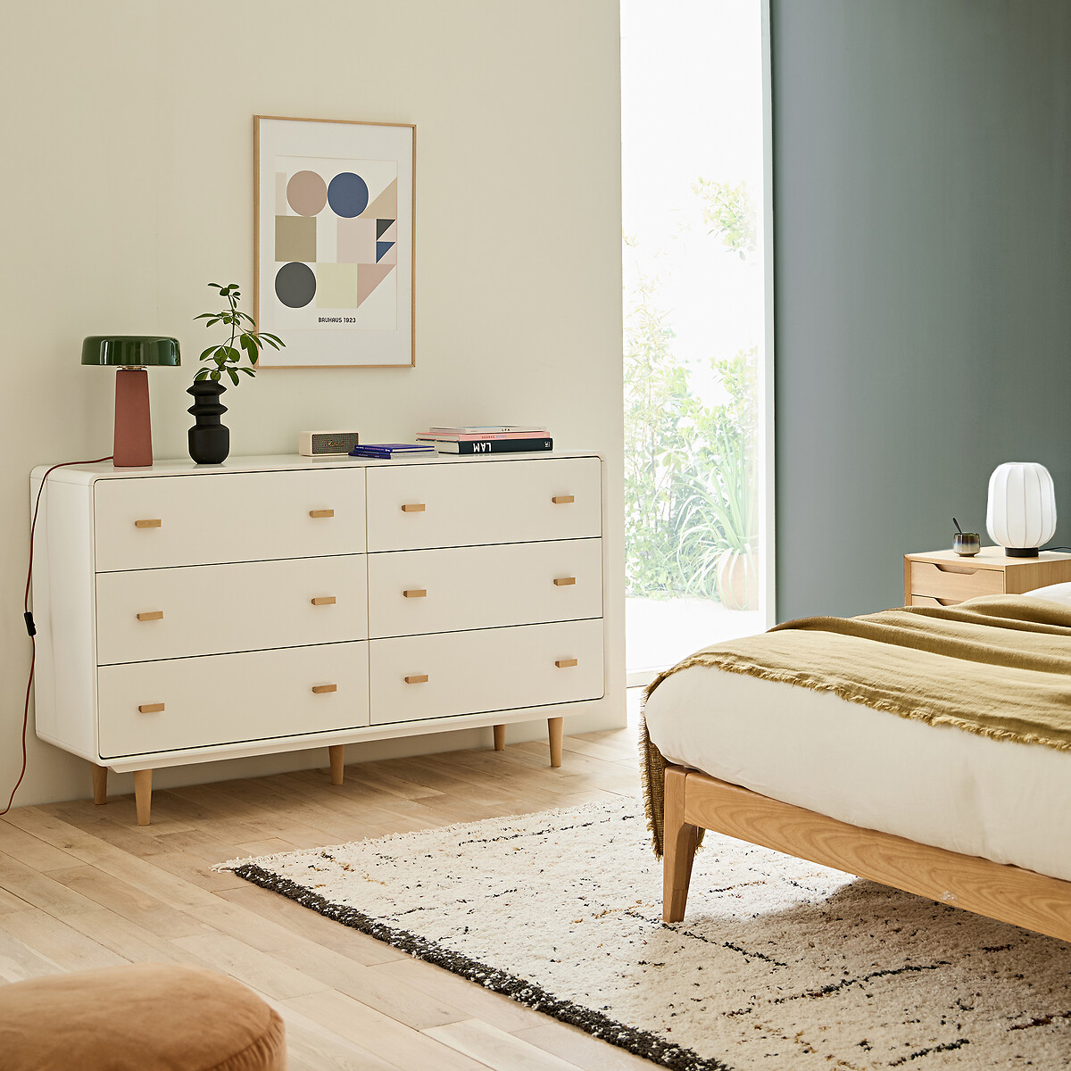 LA REDOUTE INTERIEURS<br>Cômoda 6 gavetas, Jimi