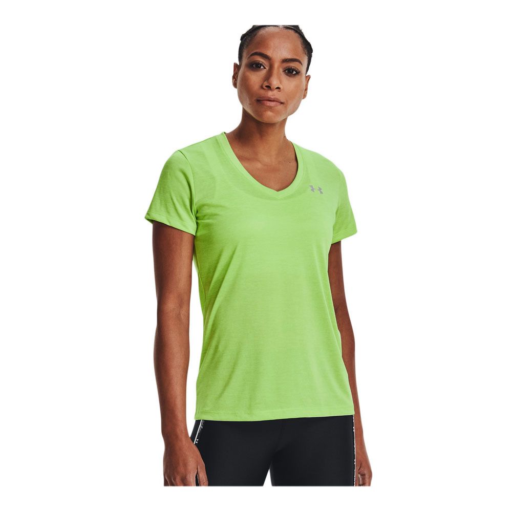 Under Armour TWIST - Maillot Femme quirky lime/white