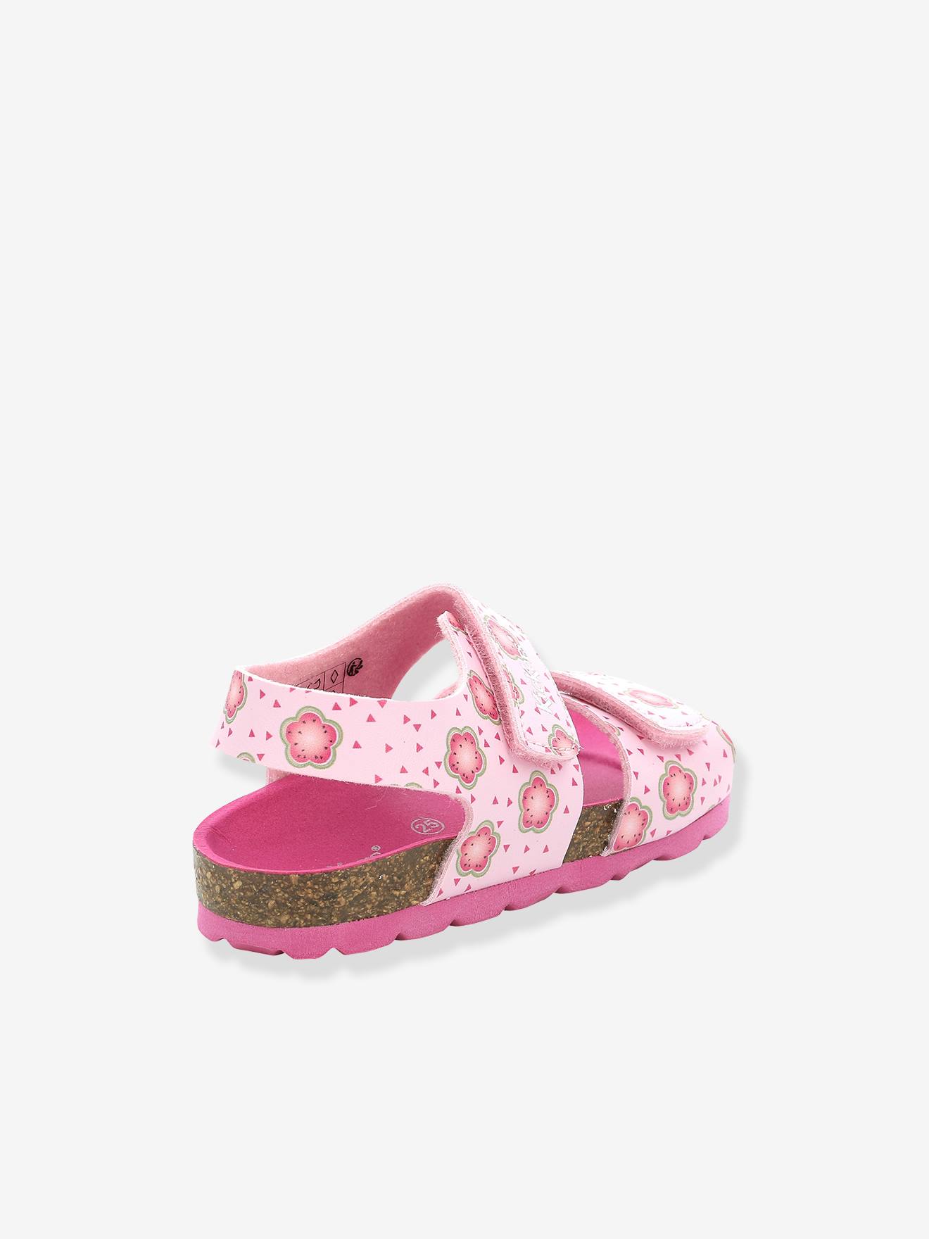 Sandálias Summerkro Summerkick KICKERS® com estampa rosa claro
