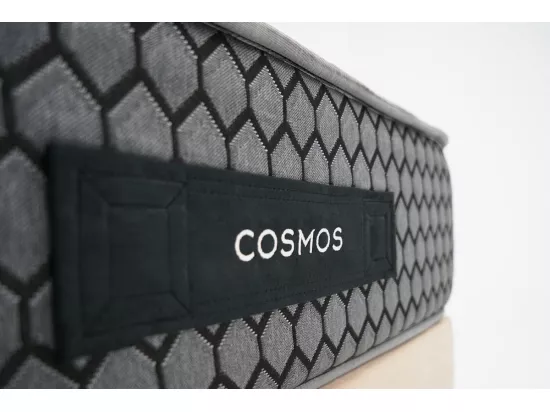 Matelas mousse Cosmos Black - 90x190cm - accueil mémoire de forme 50kg/m3 et 12 zones - 28 cm