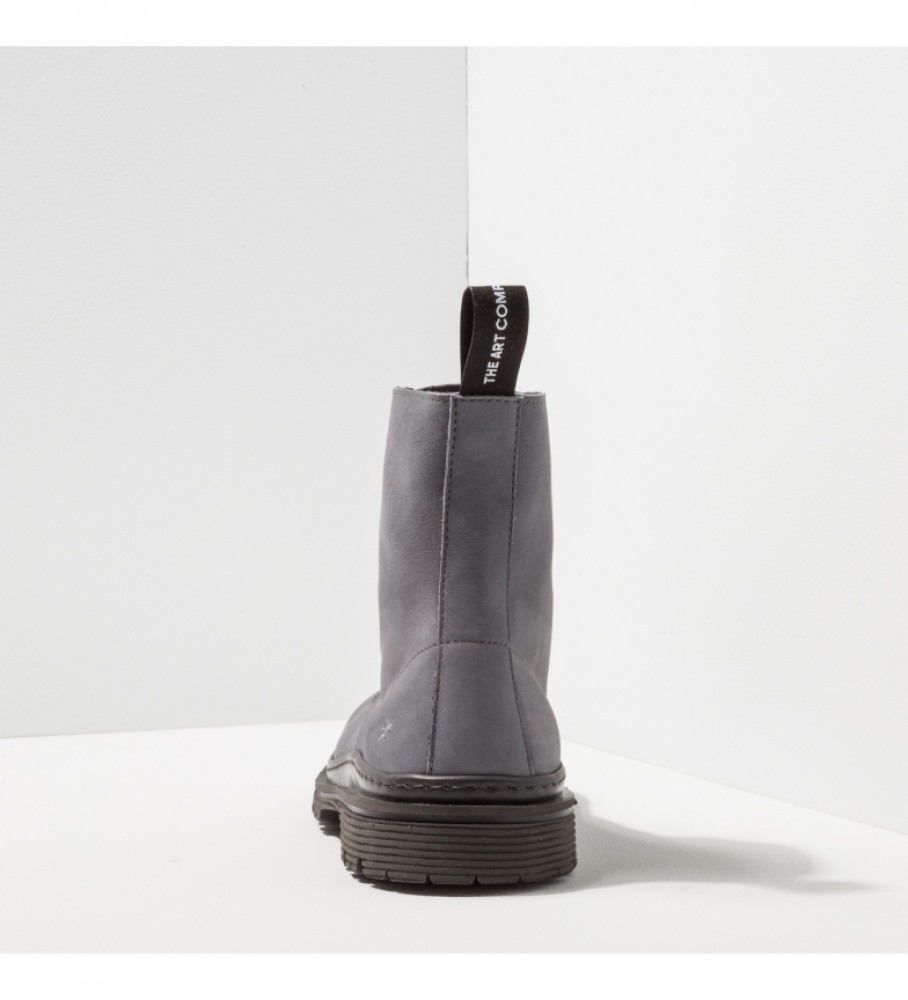 Botas Art 1891 em couro nobuck Birmingham cinza