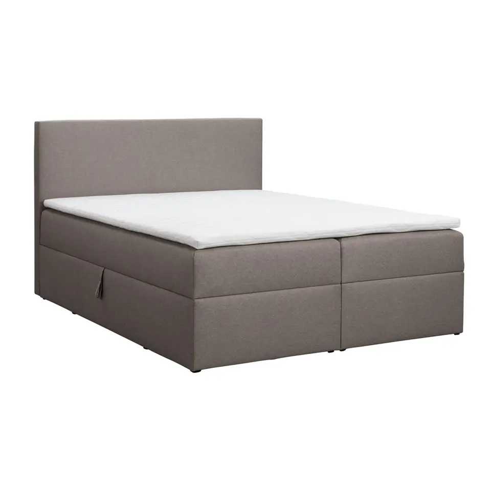 Boxcombinatie met opbergruimte Orebro 6-delig - taupe - 180x200 cm