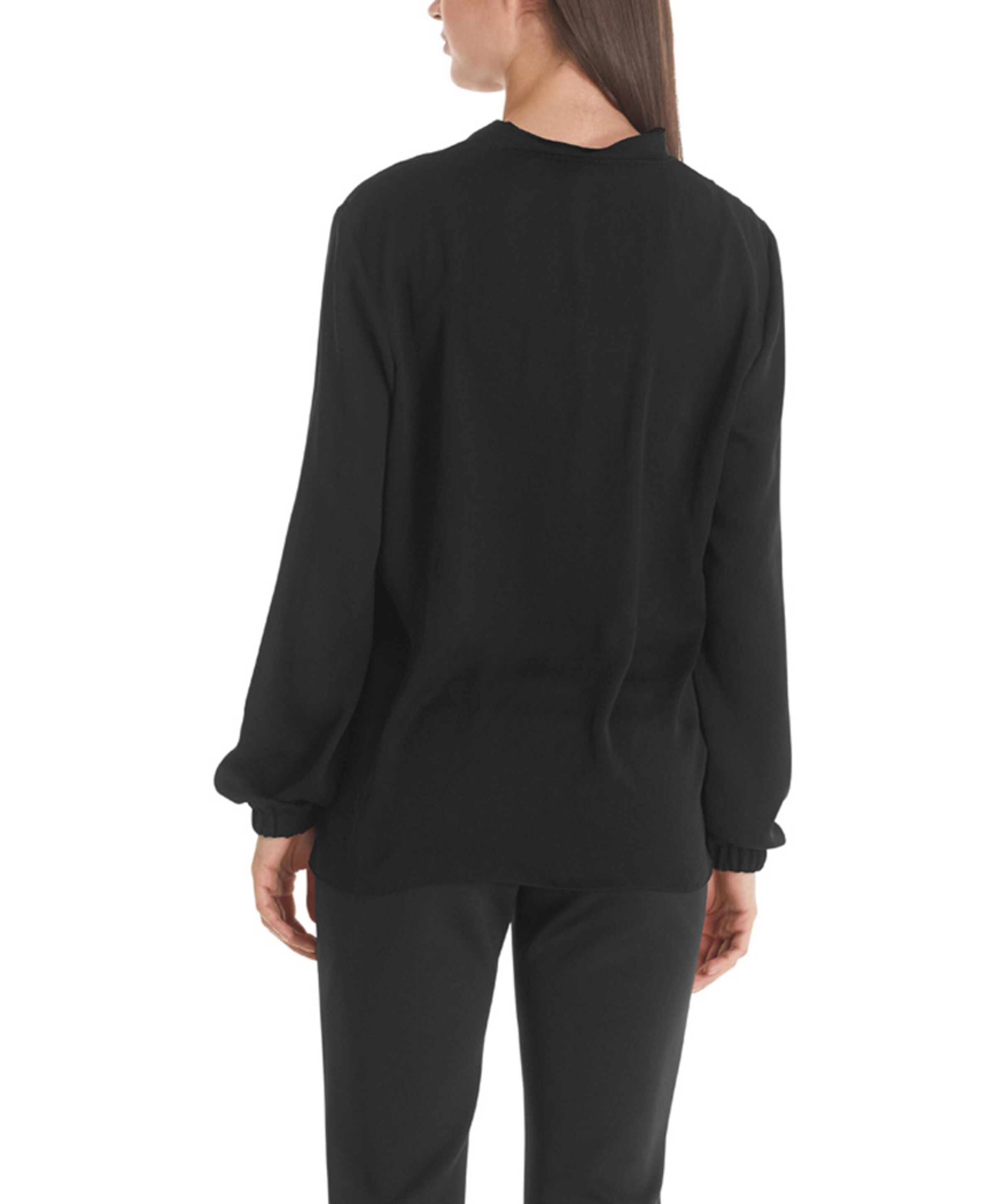 Marc Cain Essentials Dames blouse zwart