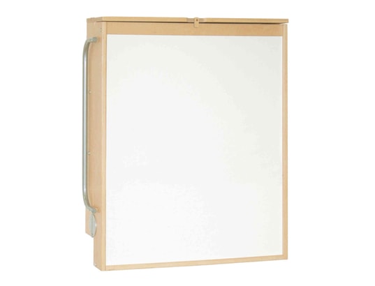 ROBA - Meuble à langer Table à langer murale en bois blanc et hêtre woodland