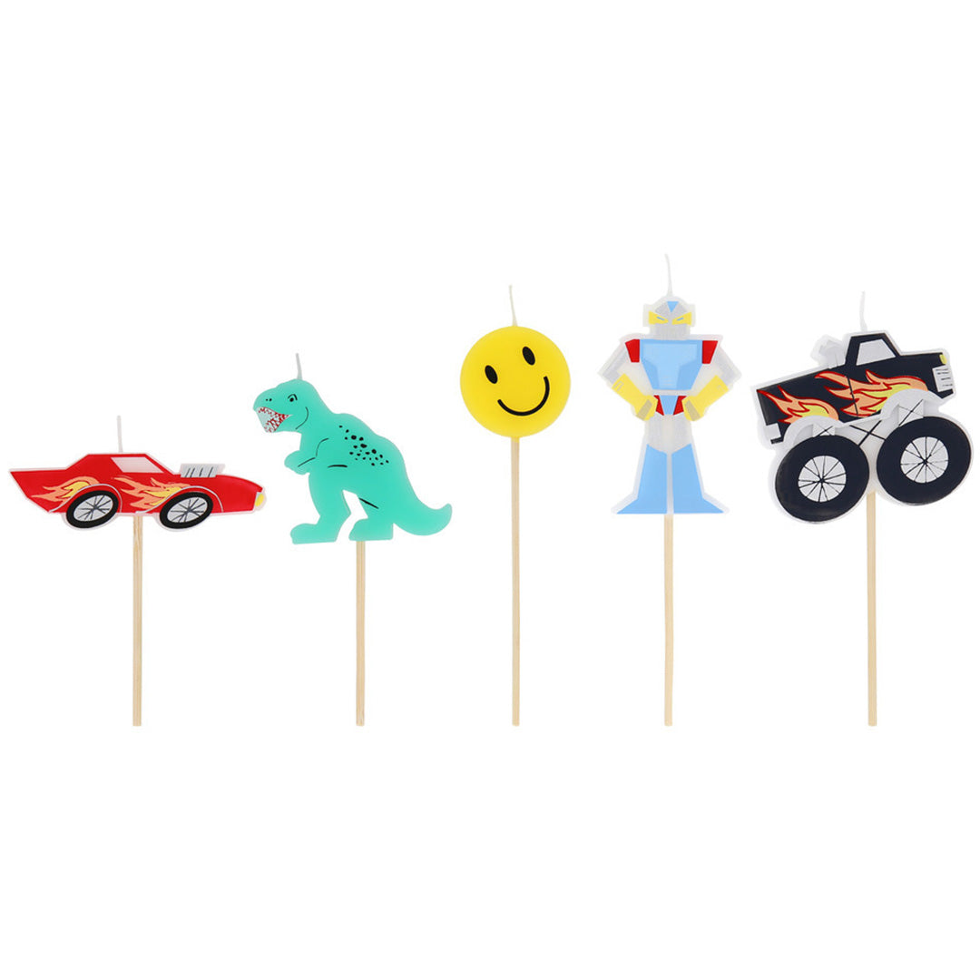 Meri meri feestkaarsjes toybox icon - 5st