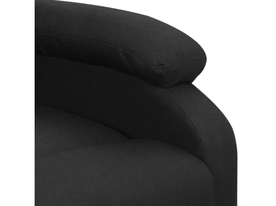 Prolenta Premium - Fauteuil de massage Noir Tissu