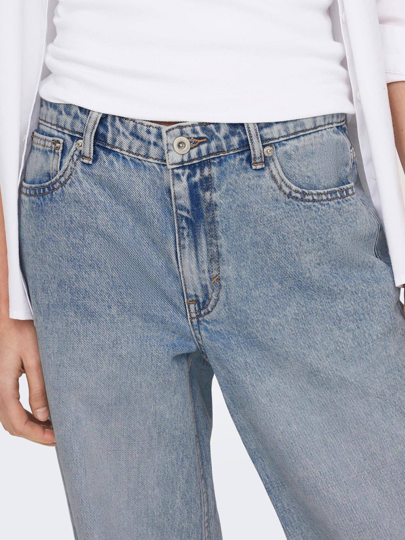 Only| Damen Jeans ONLCHRIS REG LOW WIDE DNM MAS412