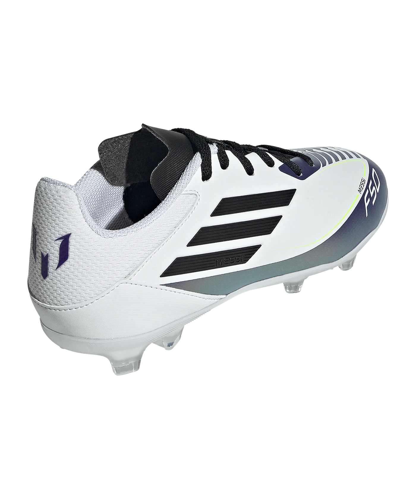 adidas F50 League FG/MG Messi Triunfo Estelar Kids Weiss Schwarz