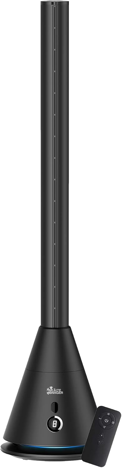 Kältebringer Turmventilator - Luftreiniger mit UV-C Filter - Timer & Schlafmodus - UV Sterilization - WIFI/App Steuerung - 80° schwenkbar - 9 Luftgeschwindigkeiten