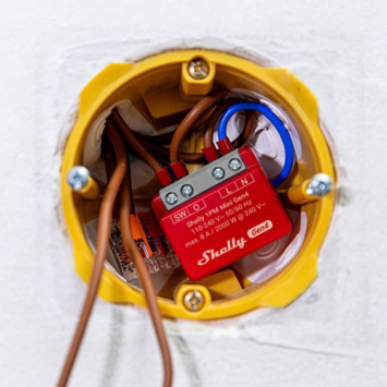 Shelly 1PM Mini Gen4 slimme schakelaar & energiemeter WiFi
