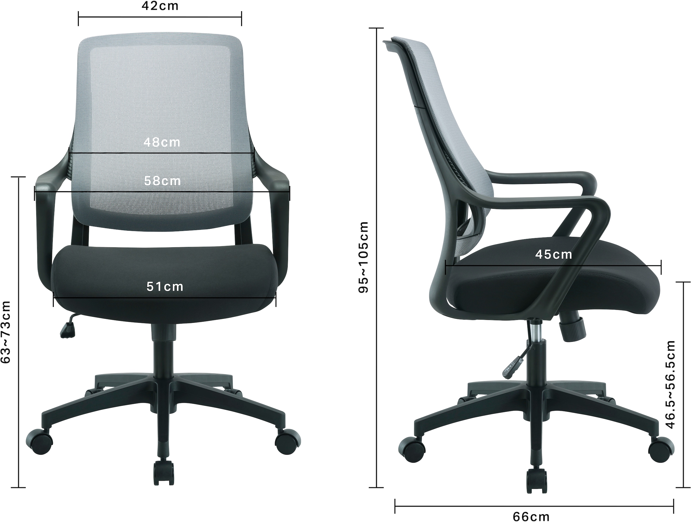 INOSIGN Bürostuhl »Imperia, komfortabler Schreibtischstuhl« () im modernen Design