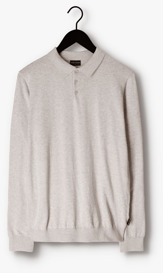 SAINT STEVE lichtgrijze saint steve polo berend
