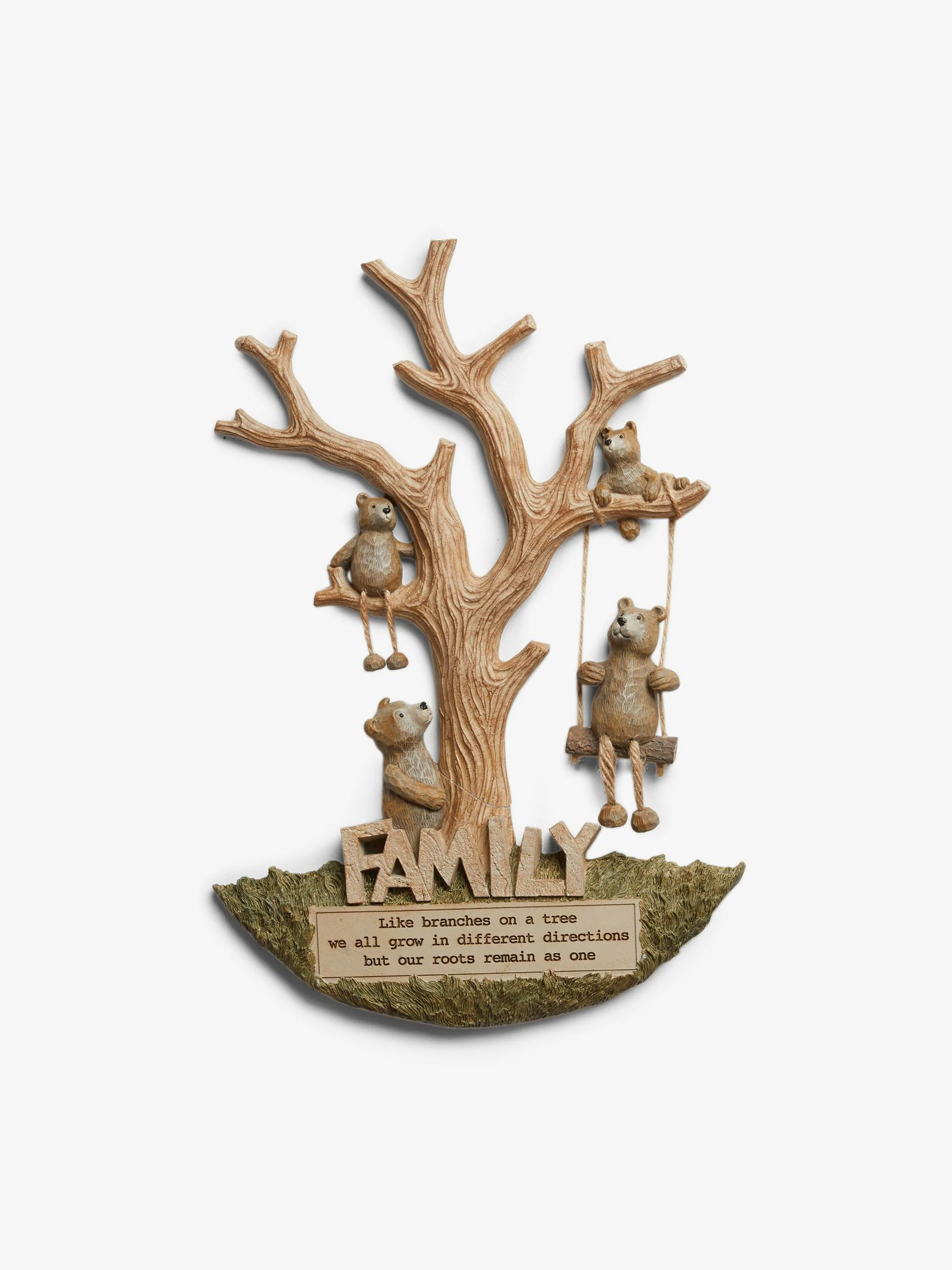 Barnaby Bear Family wanddecoratie met boom
