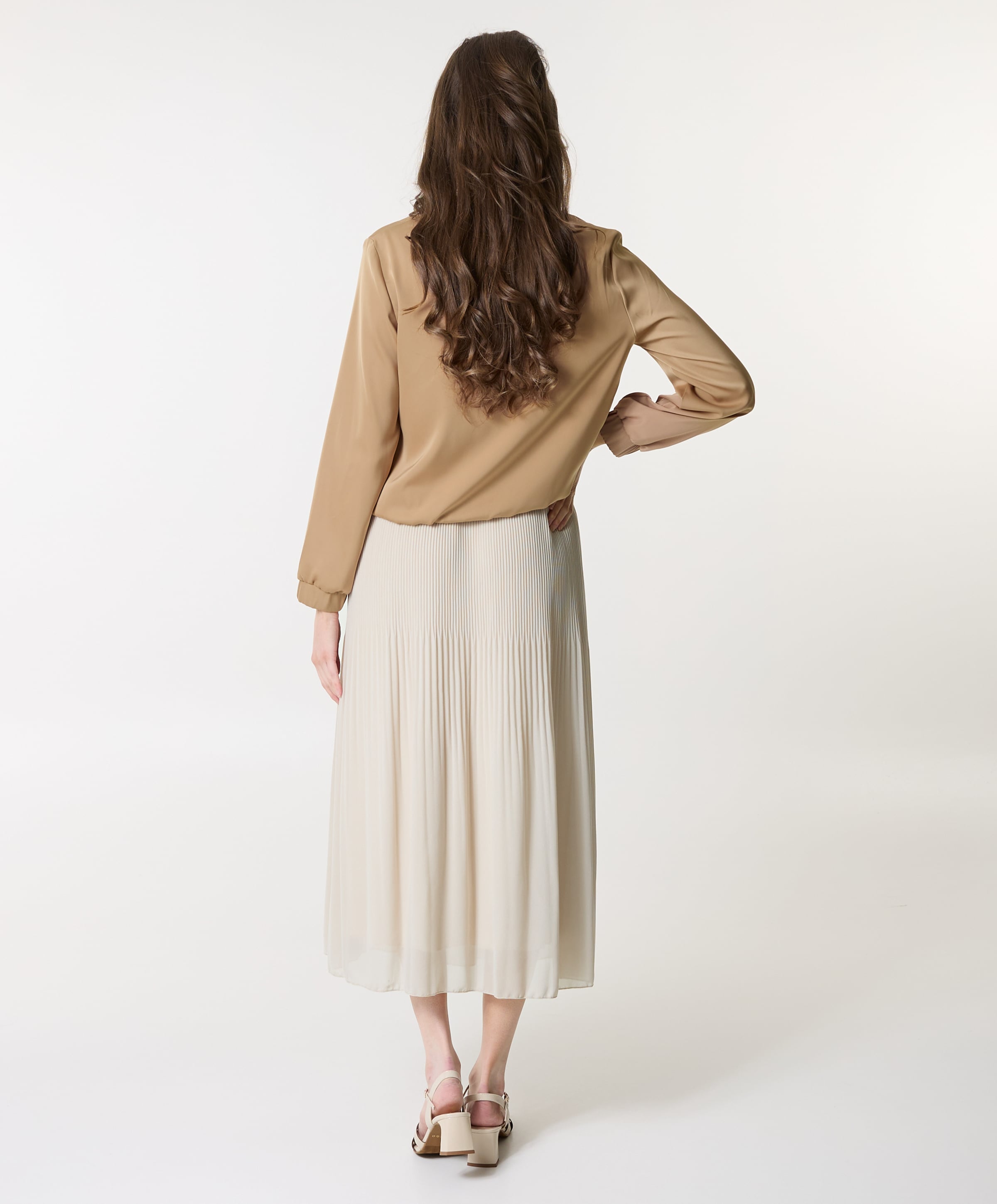 Frank Walder Dames rok beige