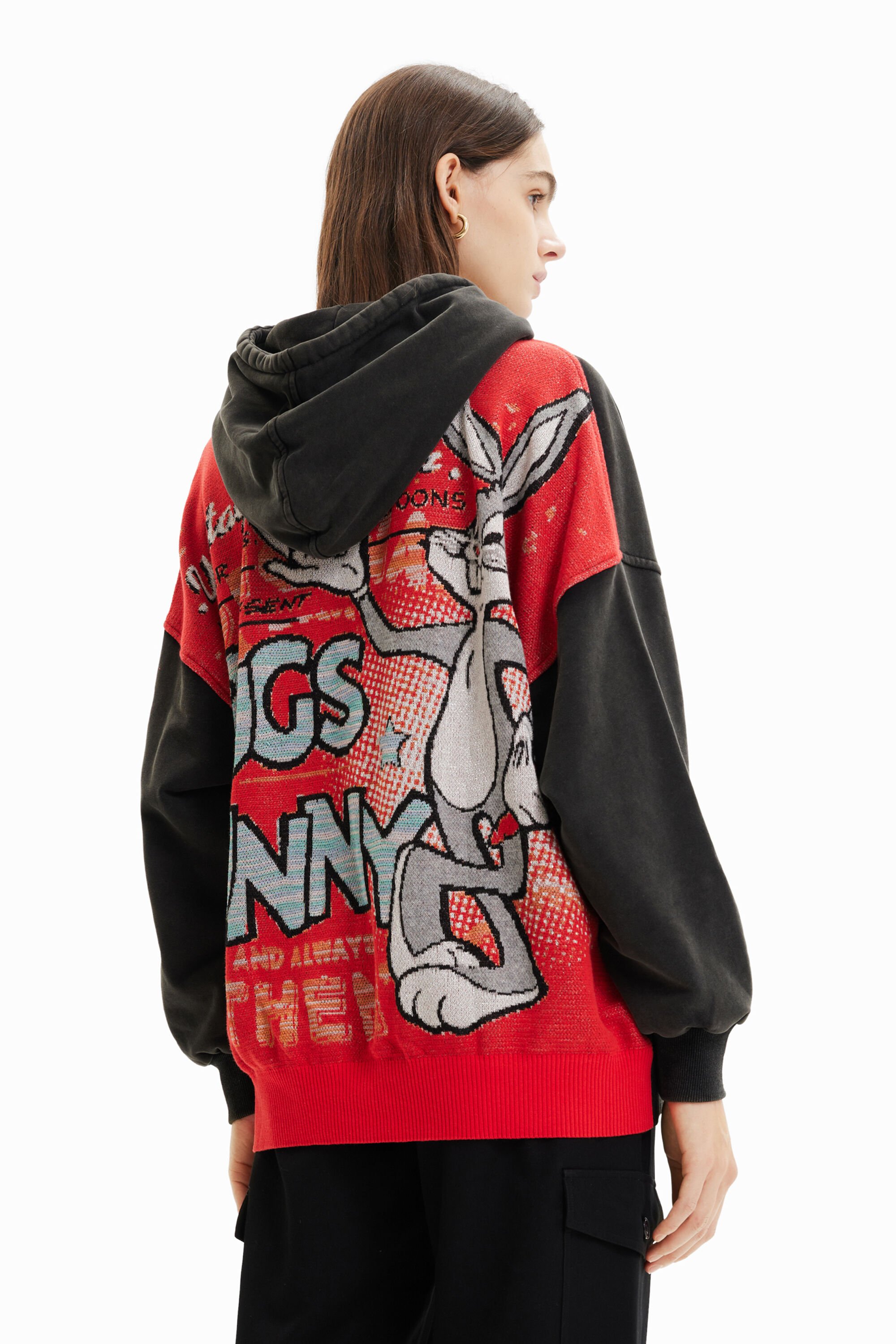 Sweat-shirt oversize Bugs Bunny