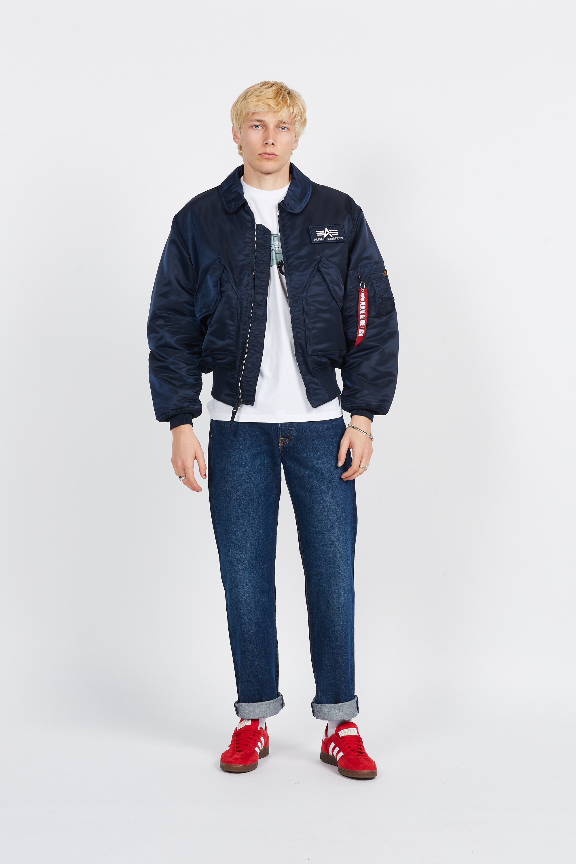 ALPHA INDUSTRIES bomber CWU 45 Vert