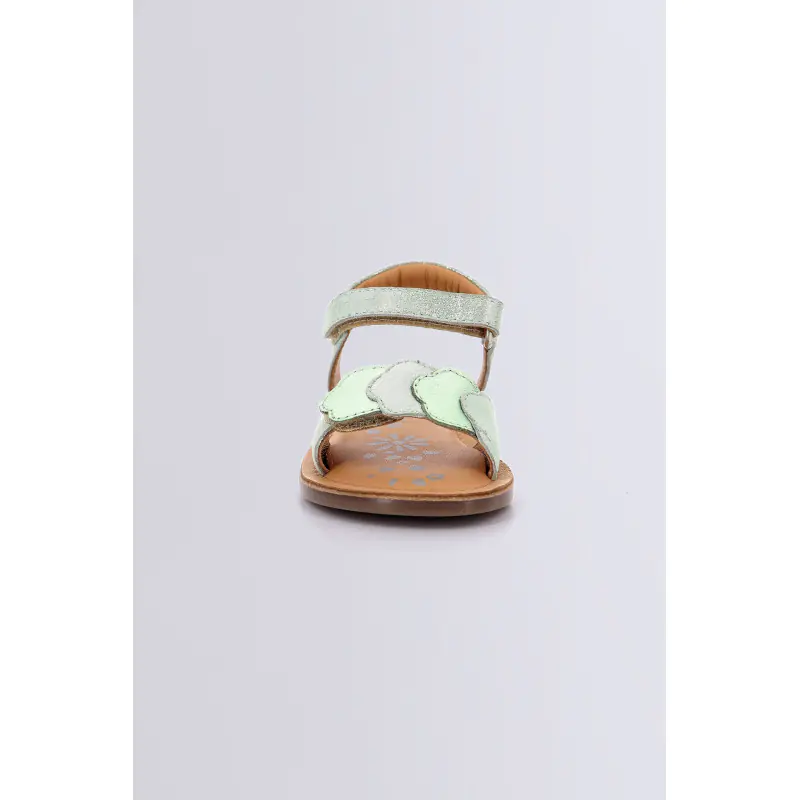 Dyastar Vert clair SANDALES Cuir  Fille