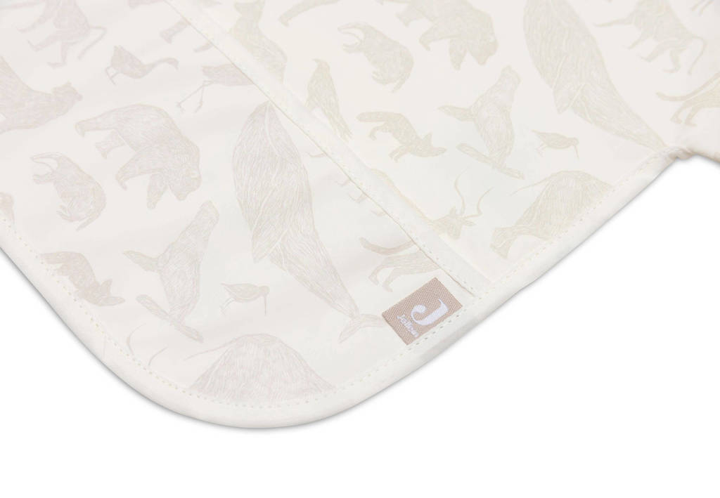 waterproof slab met mouw Animals - Nougat