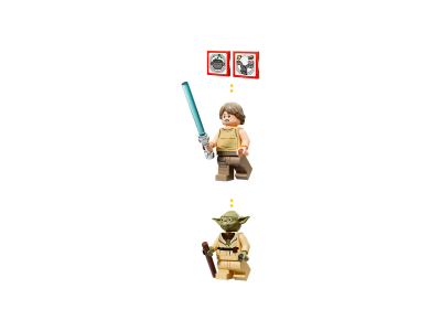 LEGO SMART Play™: Yoda's hut en Jedi training (75422)