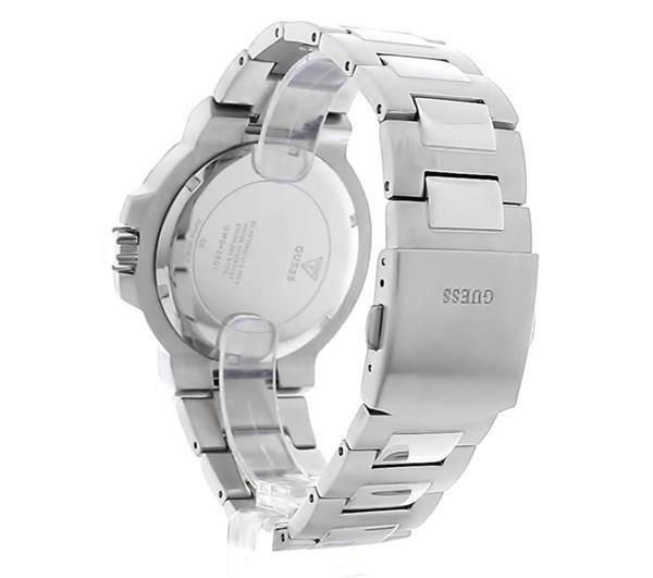 Guess Track Stainless Steel Fashion Analogue Quartz Watch
