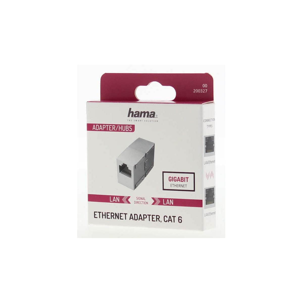 HAMA Adapter Nettverk CAT6 1 Gbit/s