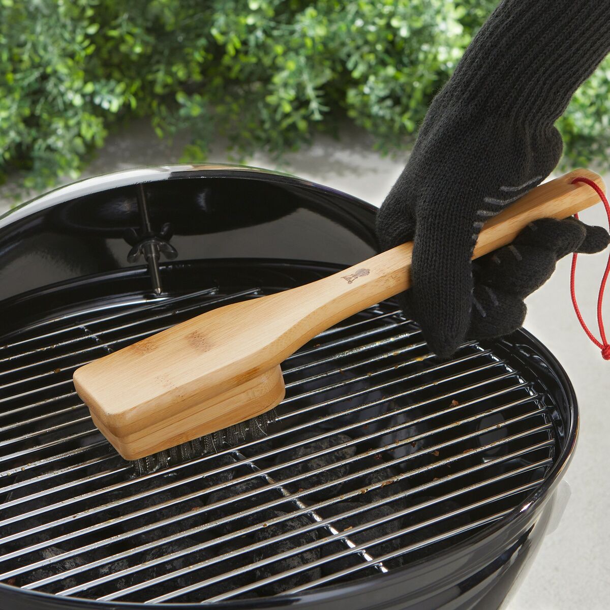 Grillbørste, 30 cm, bambus