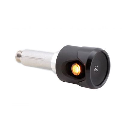 Embouts de guidon Highsider Clignotants/Veilleuse AKRON-FLASH Universel - Noir