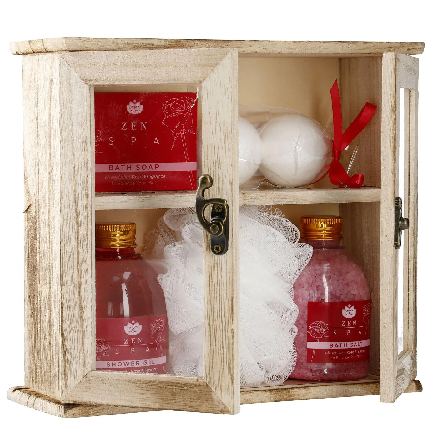 Badeset Schrank, Zen Spa/rosa