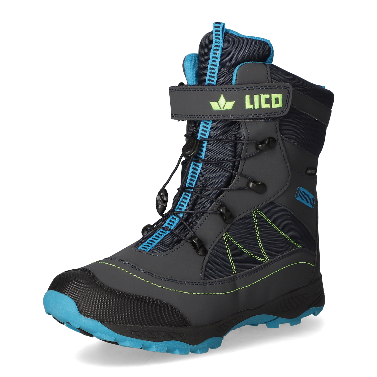 Lico Winterstiefel SUNDSVALL - marine/blau/lemon