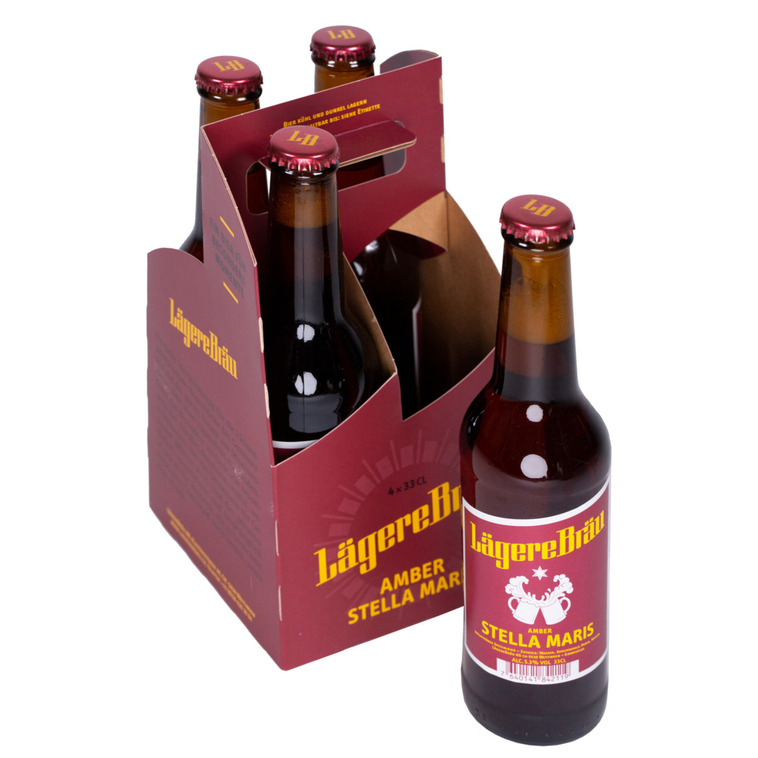 LägereBräu Bier Stella Maris 4x33cl -132cl