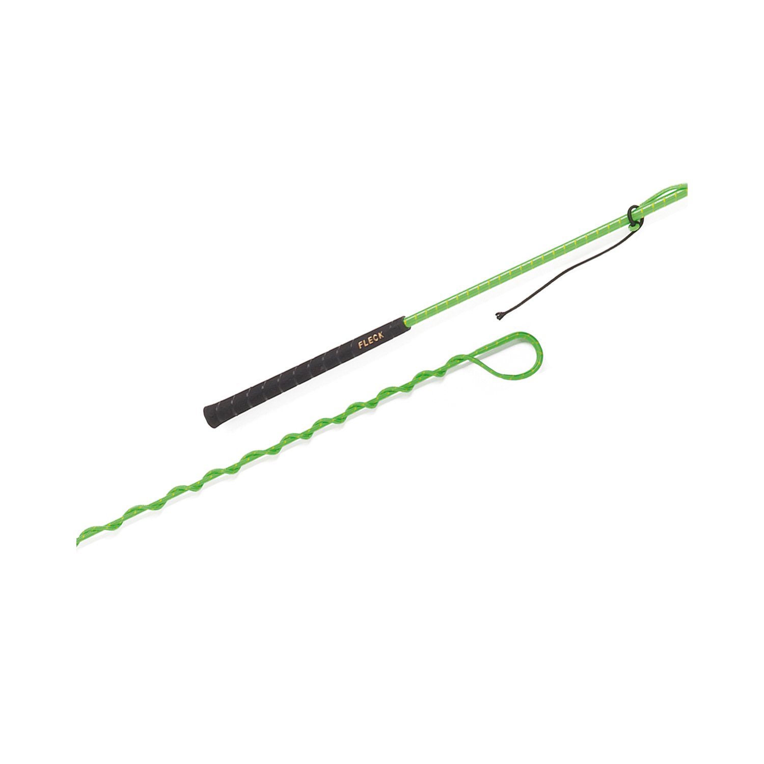 FLECK Longierpeitsche in 2-Farben-Optik  - apfelgrün - 200 cm