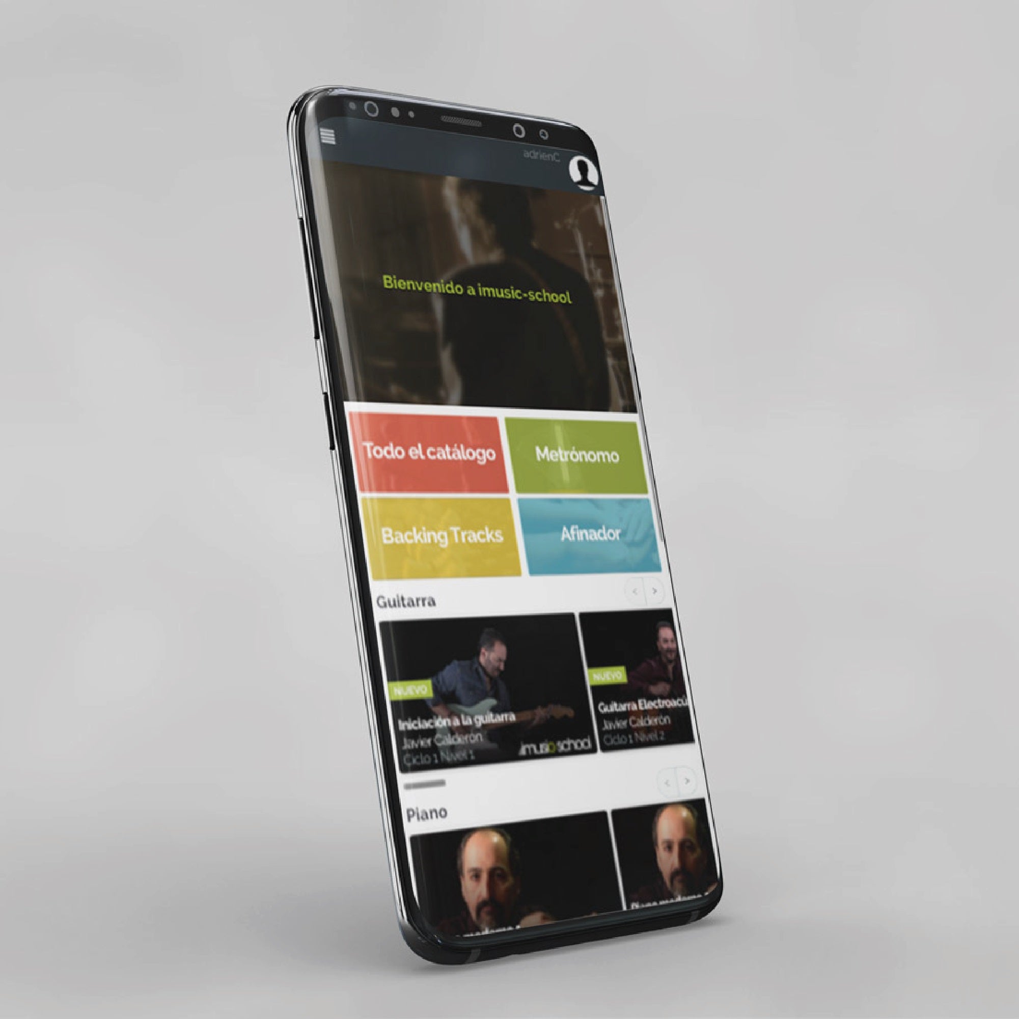 imusic-school 12 maanden online muziekles (Spaans)
