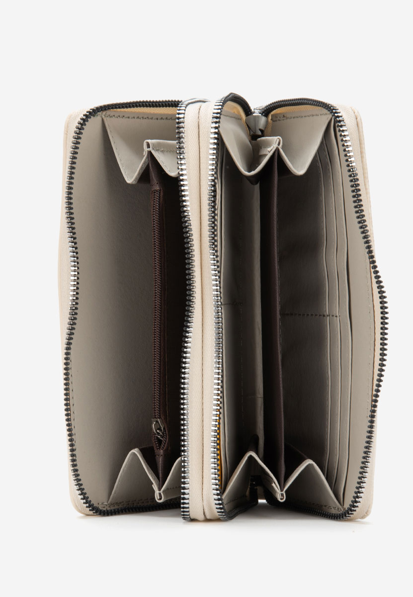 Portefeuille femme beige Silvia Rosa 3043
