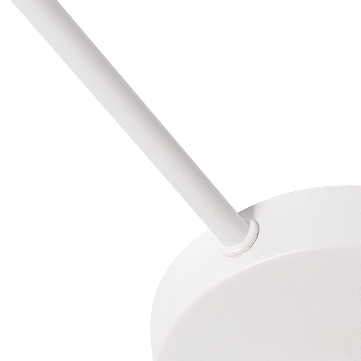 Plafondlamp wit grijs en bruin 6-lichts - Multidrum