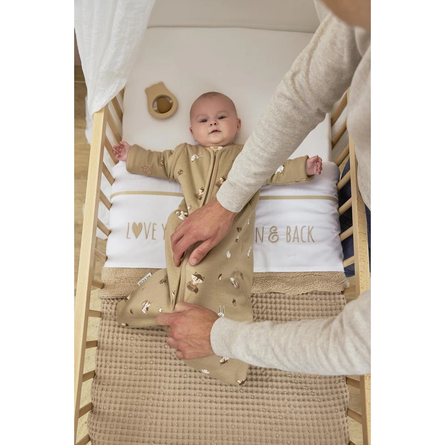 MEYCO Babyschlafsack Forest Animals Sand