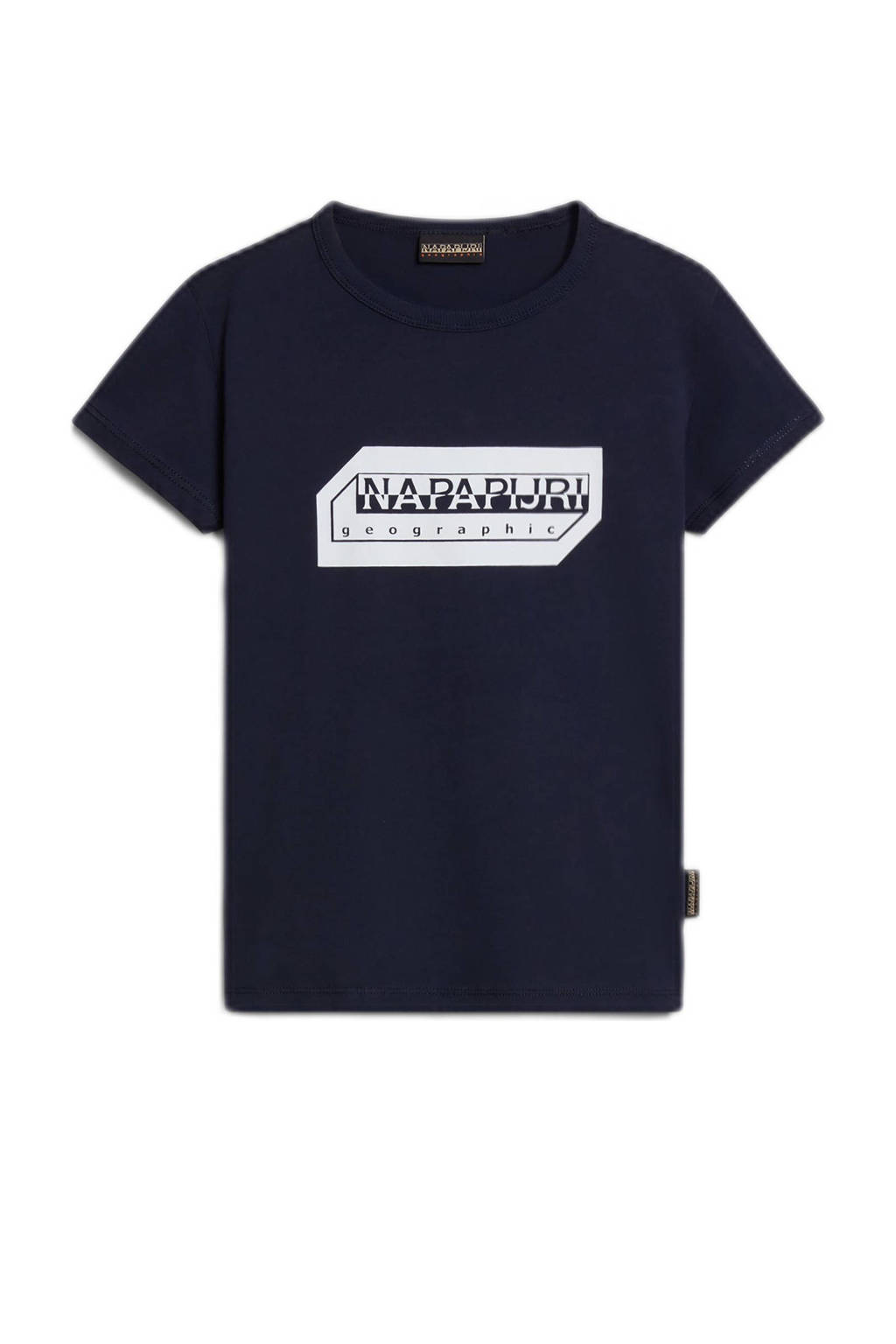 Napapijri T-shirt met logo donkerblauw