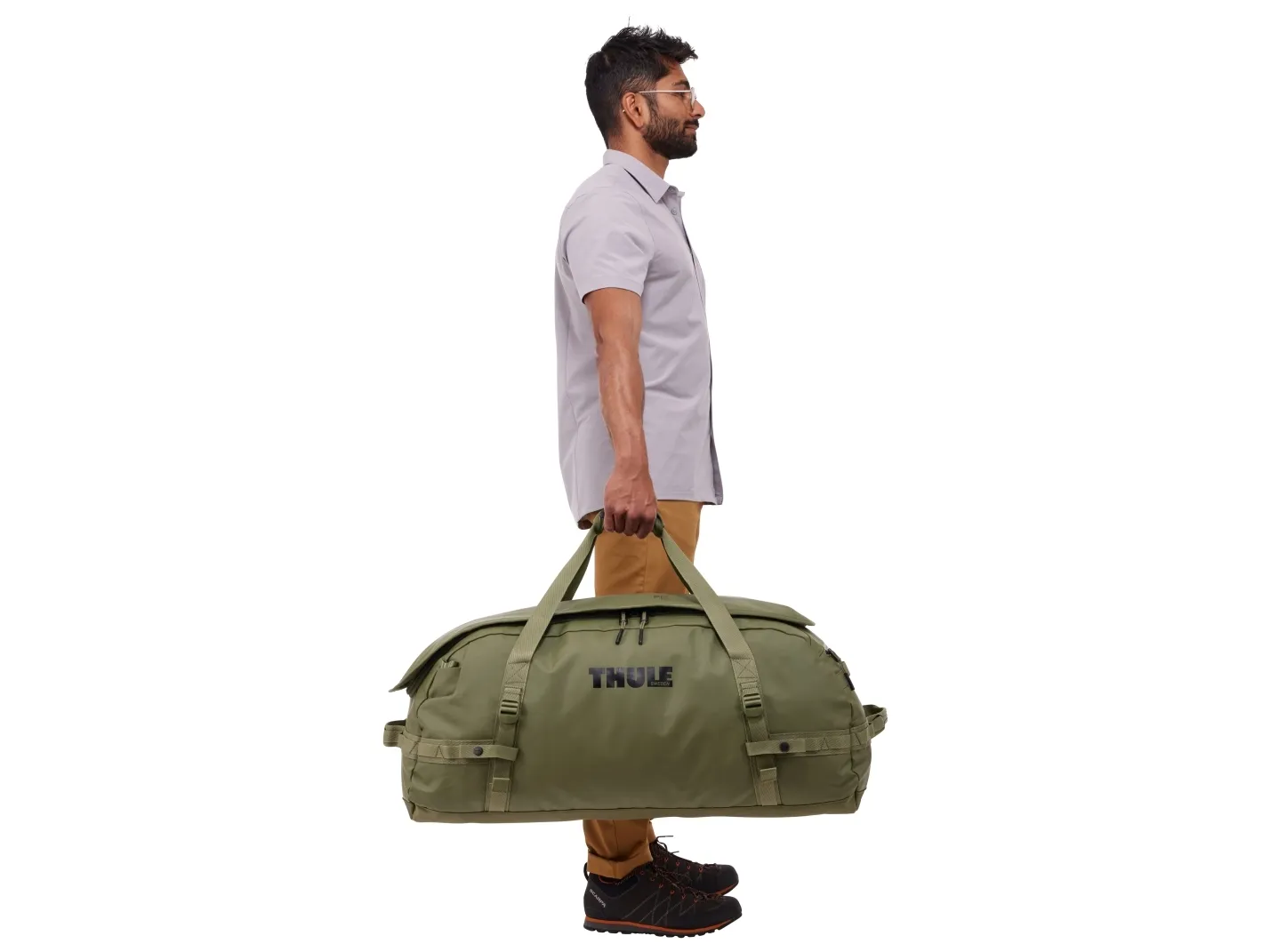 Thule Chasm - Bærepakke - 90L - 900D polyester, phthalate-free laminate - olivine-grøn