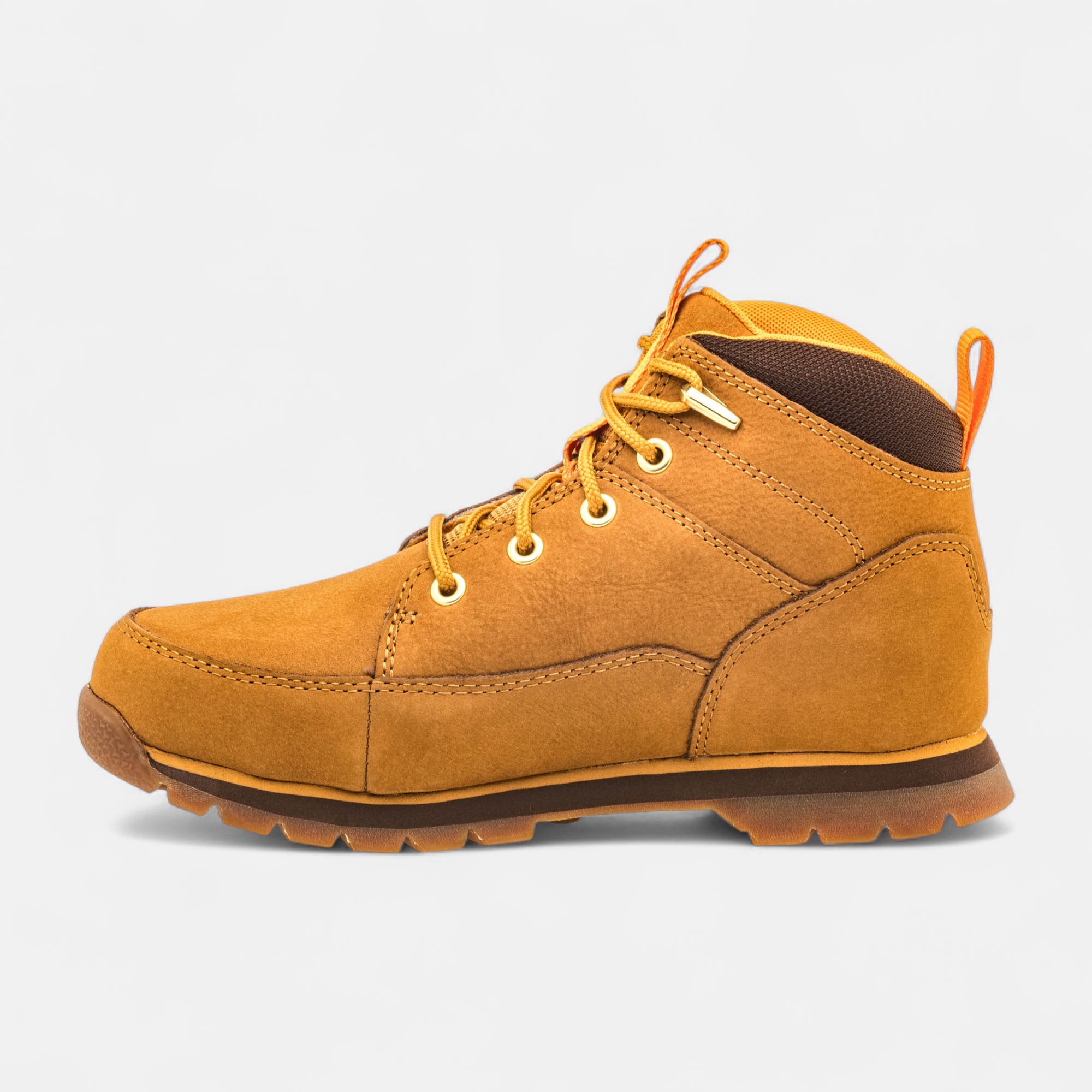 Boots Garçon en cuir jaune