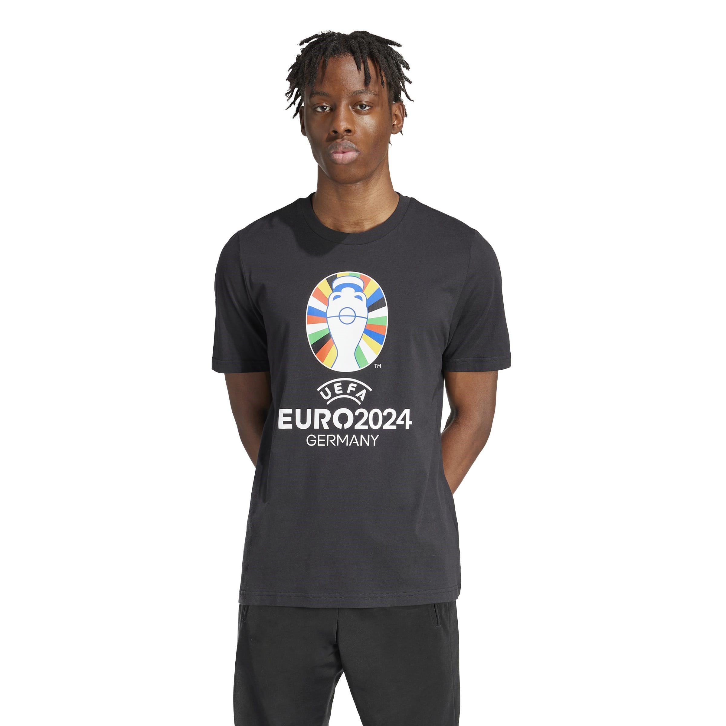 adidas Euro 24 Official Emblem T Shirt Mens