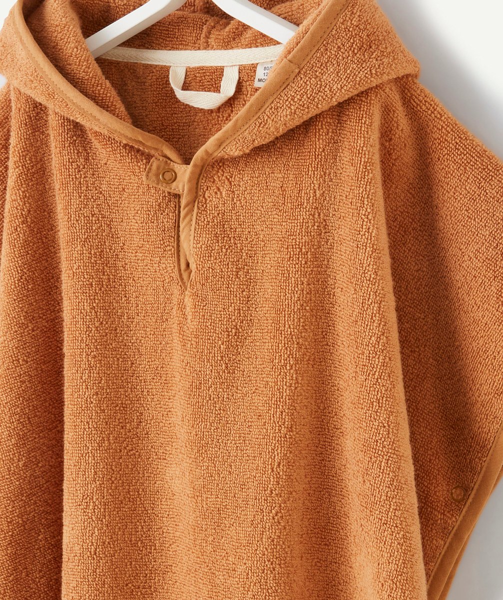 LASSIGPONCHO EN COTON BIOLOGIQUE CAMEL