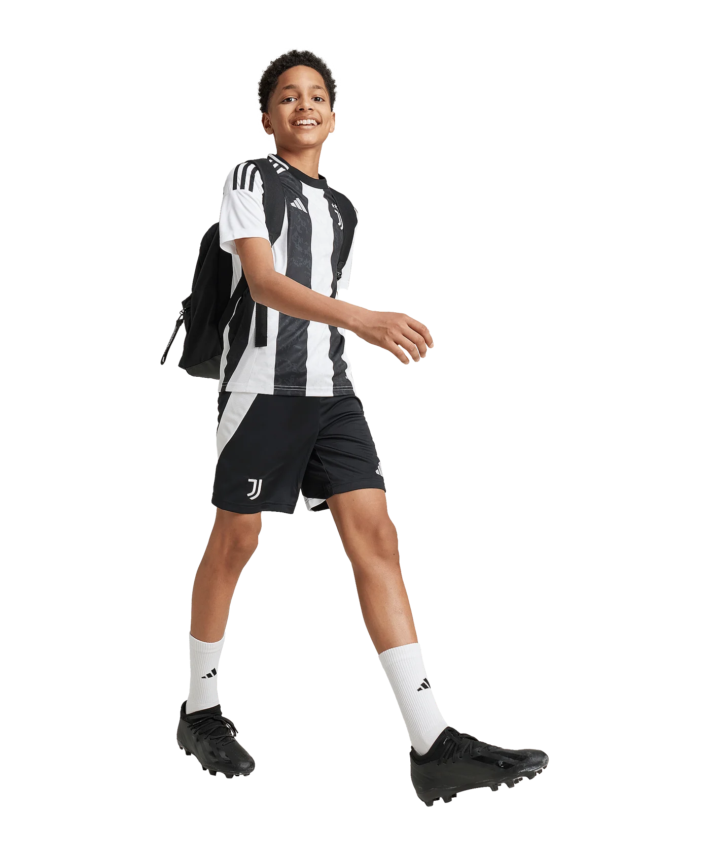 adidas Juventus Turin Trikot Home 2024/2025 Kids Weiss