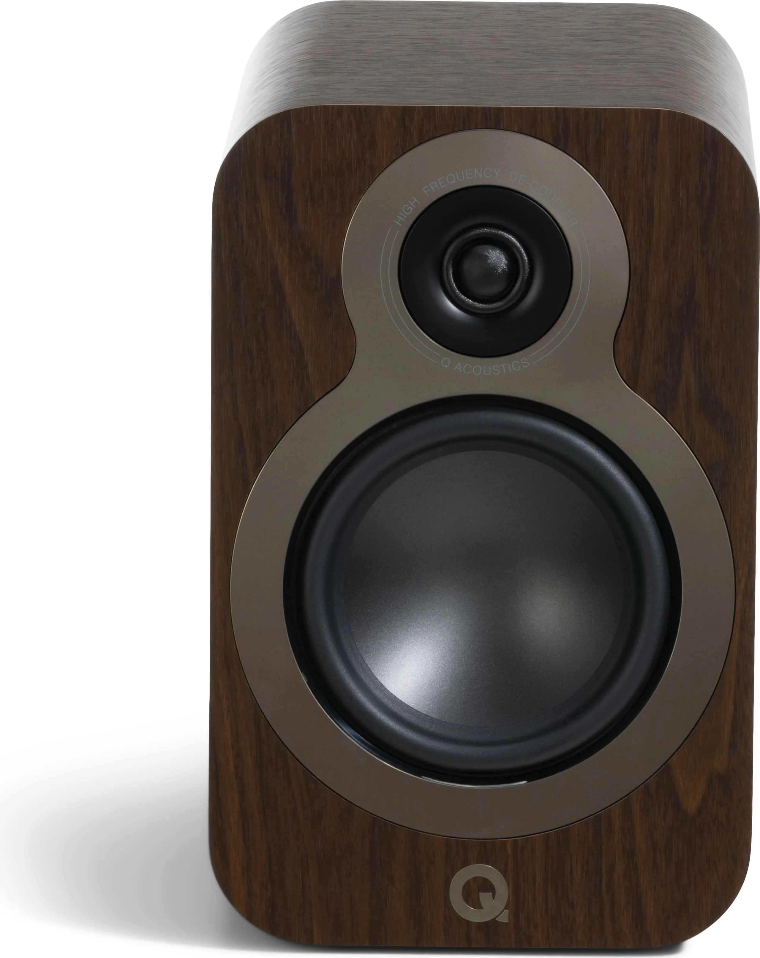 Q Acoustics 3030C Noyer (la paire) Enceintes bibliothèque