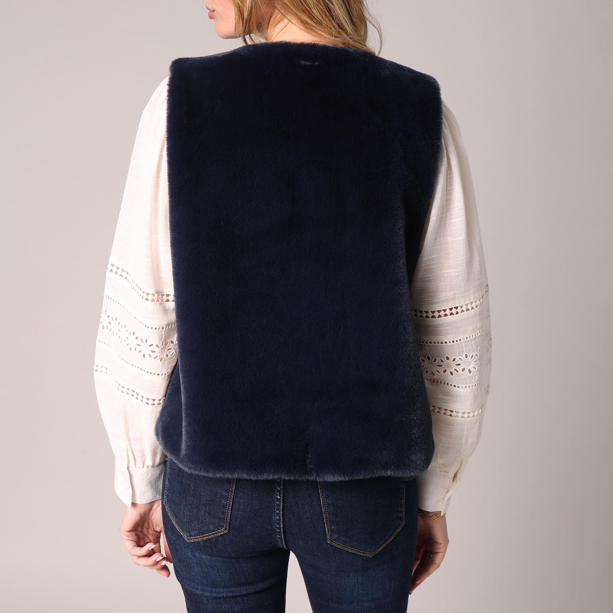 Gilet Femme bleu marine
