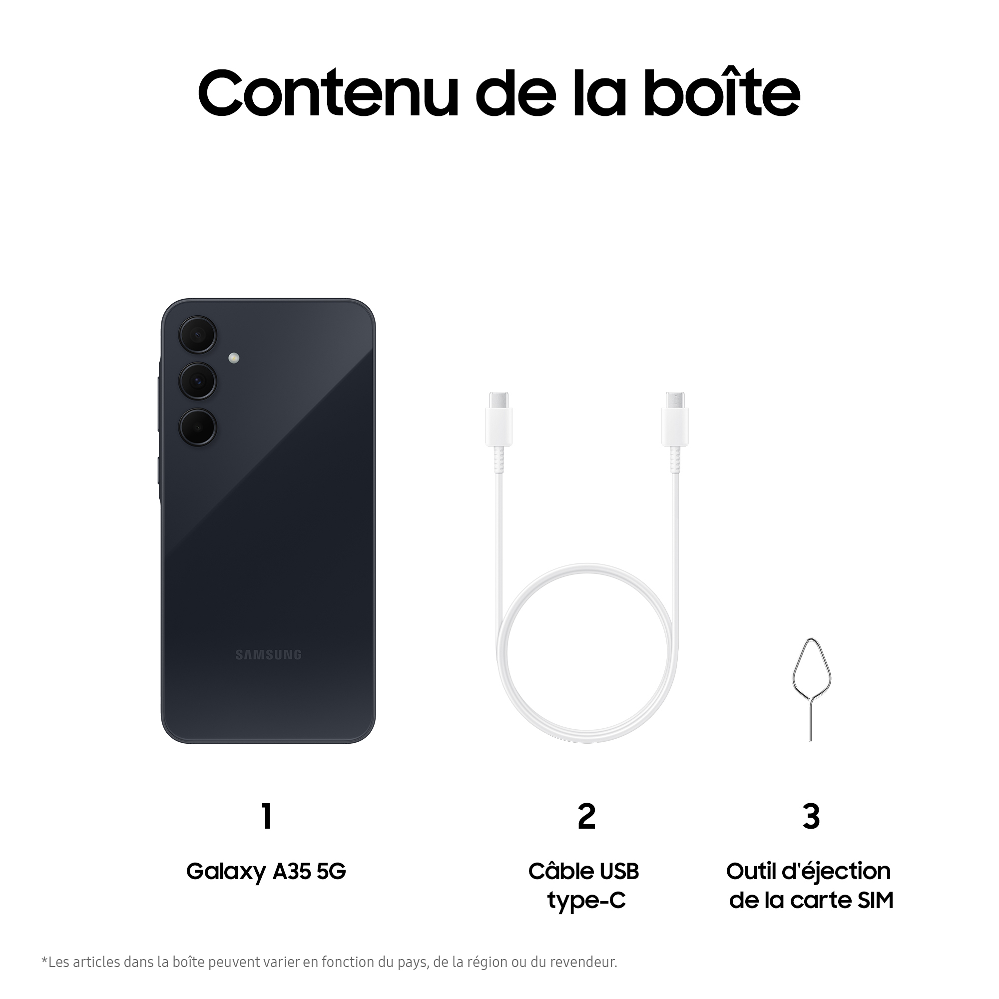 Samsung Galaxy A35 - 5G - 6/128Go - Bleu nuit